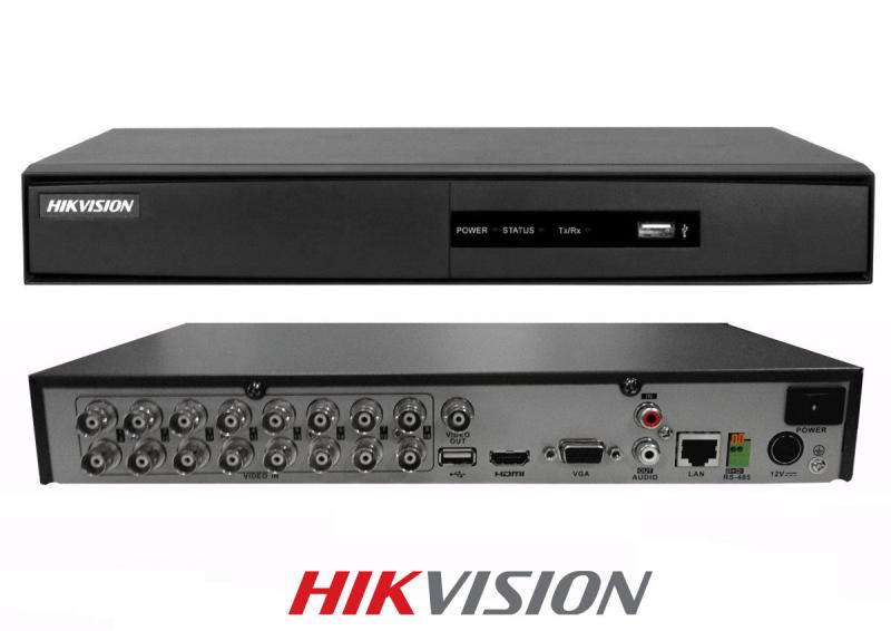 DVR Hikvision Turbo HD 16 Canais Híbrido Full HD 1080p DS-7216HQHI-F1/N
